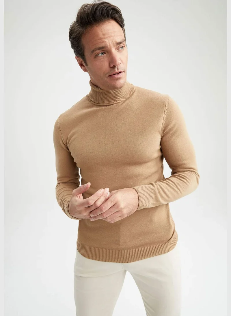 DeFacto Slim Fit Turtleneck Jumper