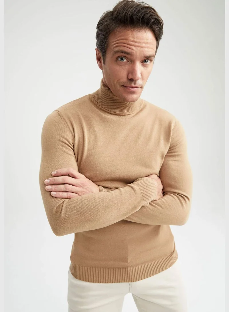 DeFacto Slim Fit Turtleneck Jumper