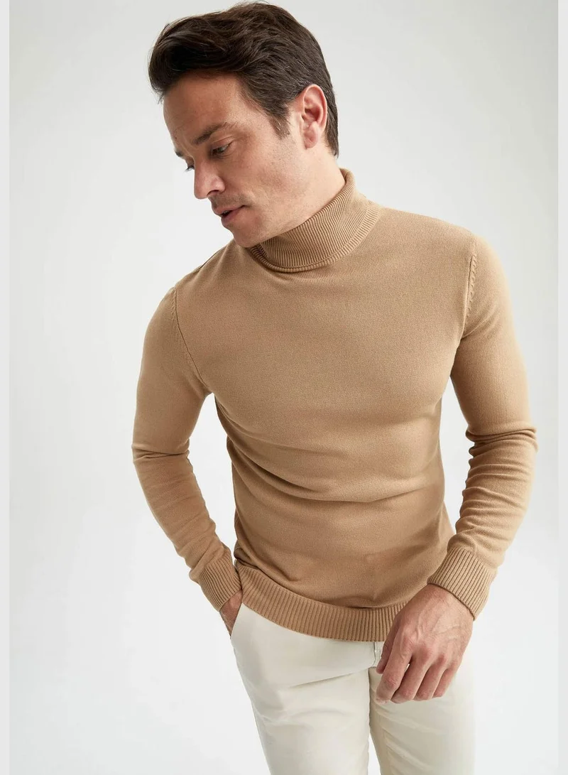 DeFacto Slim Fit Turtleneck Jumper