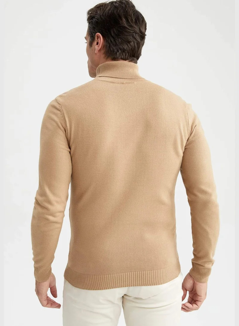 DeFacto Slim Fit Turtleneck Jumper
