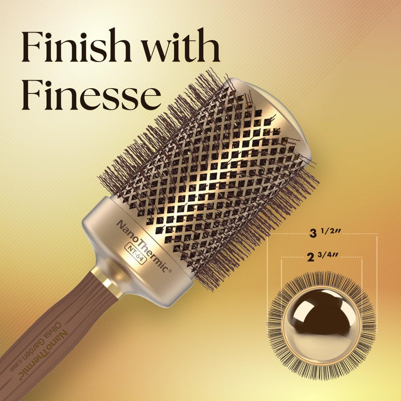أوليفيا جاردن فرشاة شعر حرارية دائرية لتصفيف أسرع وأكثر تناسقًا - Image 4