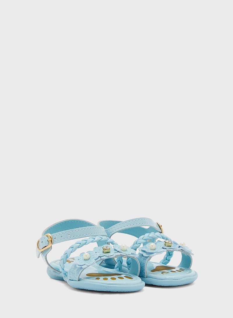 JUST KIDS BRANDS Infant Silviya Sandals - Image 3