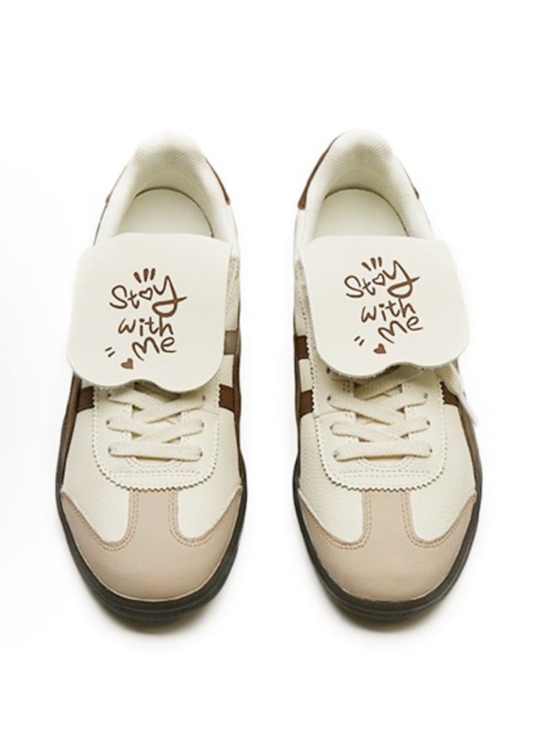 Onitsuka Tiger Tokuten Casual Colorblock Sneakers Beige/Deep Brown - Image 3