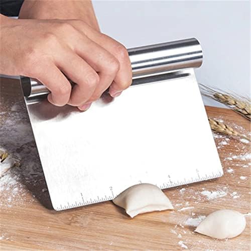 PEGACORN Dough Cutters, Dough Bench Scraper for Baking Cake, Professional Stainless Steel Pizza Cutter for Pastry, Bread, Pasta (1) - Image 2