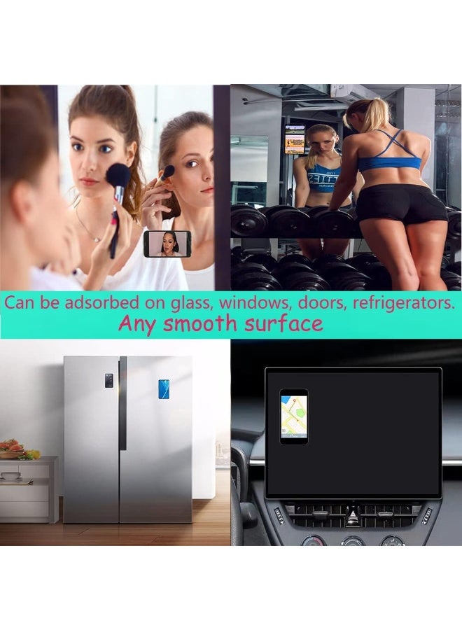 general Suction Phone Case Mount, Silicon Adhesive Phone Accessory for iPhone and Android, Hands-Free Fidget Toy Mirror Shower Phone Holder, Tiktok Videos and Selfies - Image 4