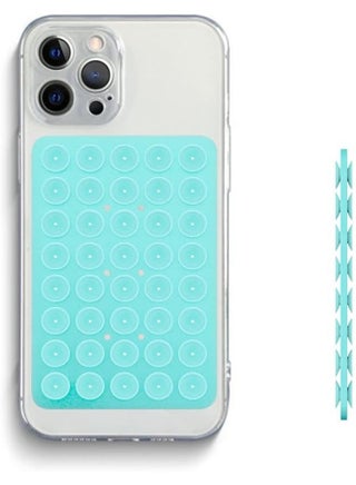 Suction Phone Case Mount, Silicon Adhesive Phone Accessory for iPhone and Android, Hands-Free Fidget Toy Mirror Shower Phone Holder, Tiktok Videos and Selfies - view 2