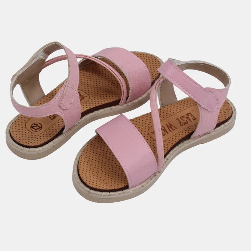 EASY Girls Leather Sandals - Image 3