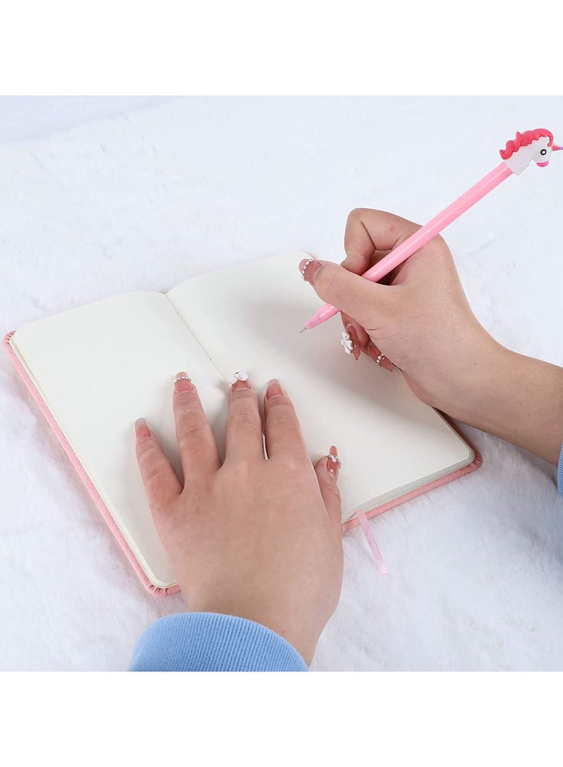general Unicorn notebook with pen, stationery diary manual notebook pocket notepad for students children girls - Image 4
