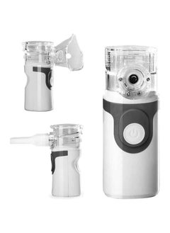 Portable Nebulizer, Nebulizer Machine for Adults and Kids, Nebulizer Machine of Cool Mist, Battery-Operated Ultrasonic Nebulizer for Breathing Problems, Used at Home, Office, Travel(Grey)