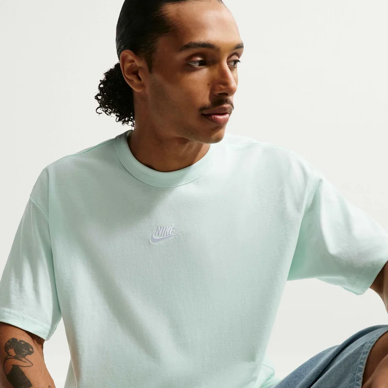 Nike Green Men's Sportswear Premium Essentials T-Shirt for Men | Best Price UAE