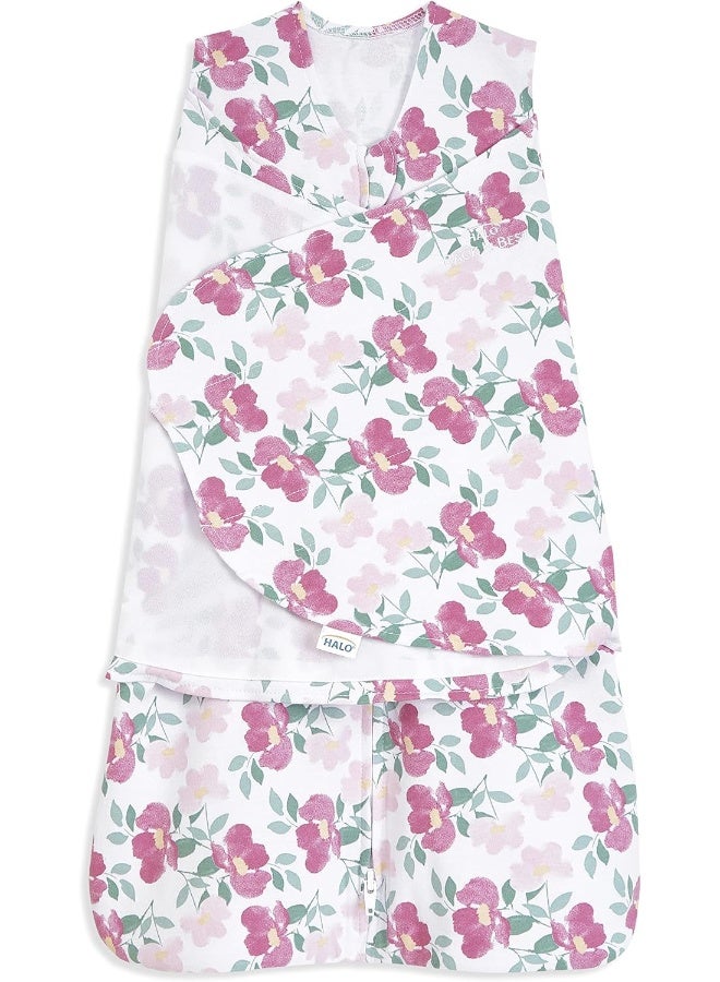 HALO 100% Cotton Sleepsack Swaddle, 3-Way Adjustable Wearable Blanket, TOG 1.5 - Image 1