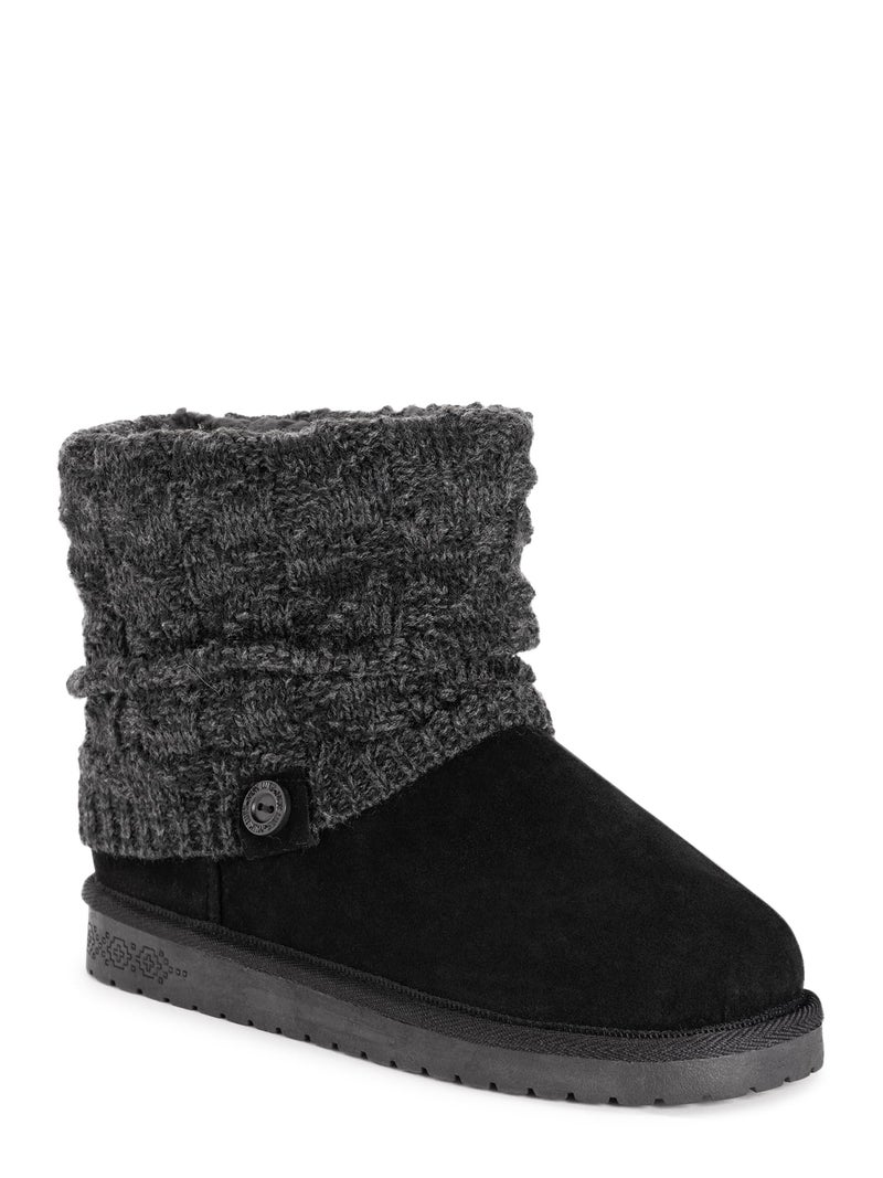 MUK LUKS Women's Laurel, Black, 9W - Image 1
