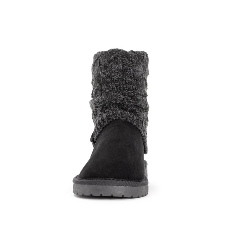 MUK LUKS Women's Laurel, Black, 9W - Image 4