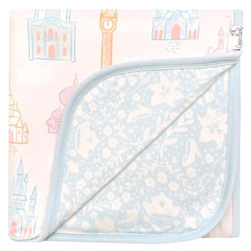 Copper Pearl Jumbo 3Layer Baby Blanket Soft Baby Quilts for Boys and Girls Breathable Cozy Toddler Blanket Baby Quilt for Newborns 46x46 Premium PolyesterRayon Princess Palaces - Image 1
