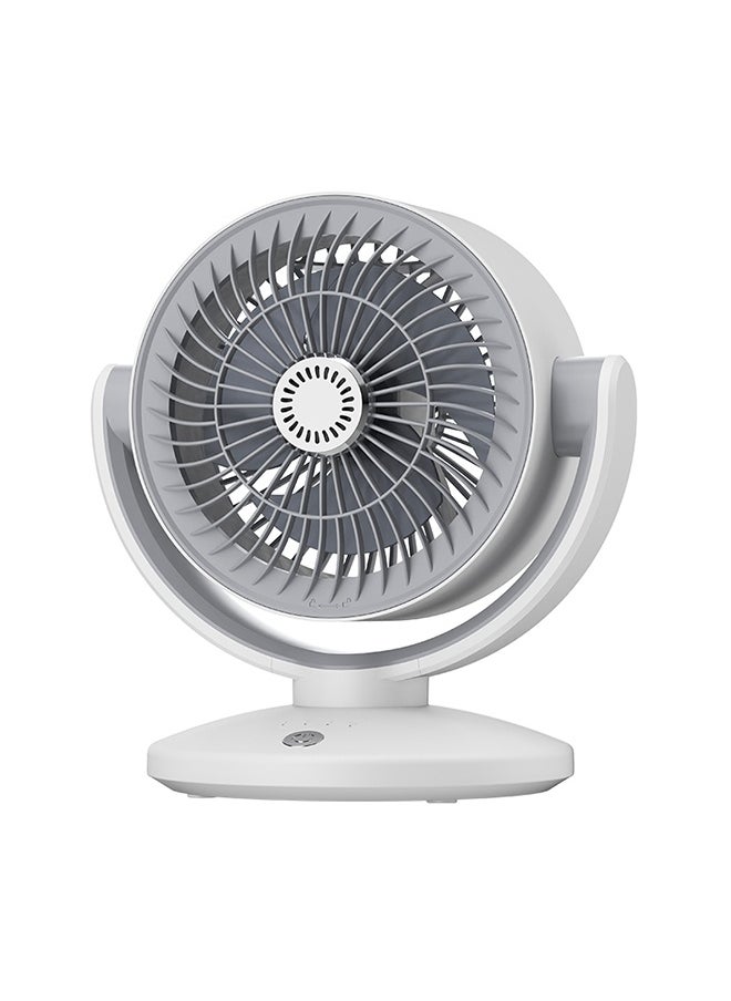 Generic Desktop Circulating Fan ,USB Oscillating Table Fan  with 3 Speeds,Mini Table Fan ,Ultra Quiet and LED Display, Portable Personal Air Circulator Fan for DesktopTable Office Bedroom(KS-2023)  - Image 1