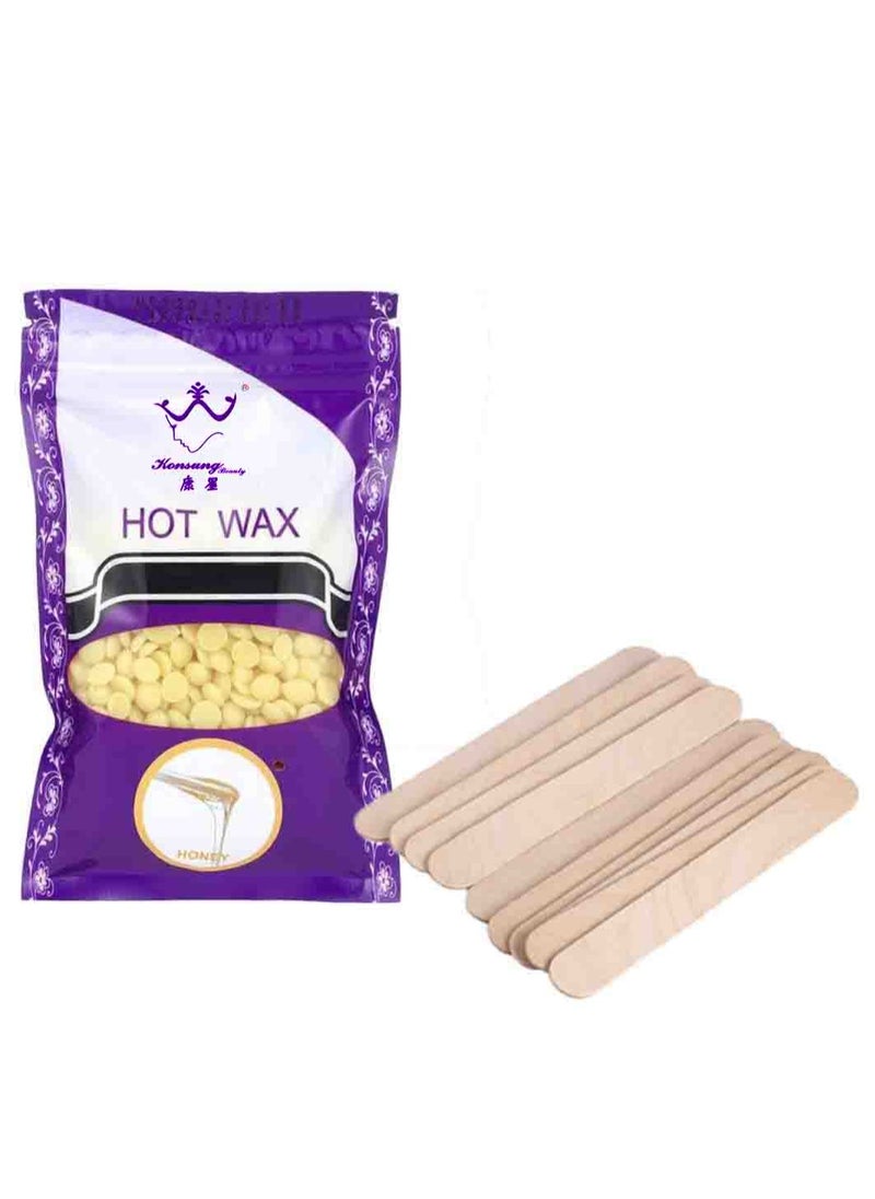 Hair Removal Hot Wax Honey 100grams with 10 Wooden Sticks (No Waxing Paper Needed) - pzsku/ZE8FD5EC536255C8EC71CZ/45/_/1739003799/87b0223b-cbd7-43c7-ad83-6609dad26e94