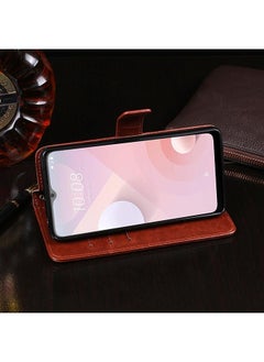 IDEWEI Case For HTC Desire 20+ Crazy Horse Texture Horizontal Flip Leather Case with Holder & Card Slots & Wallet  - Image 4