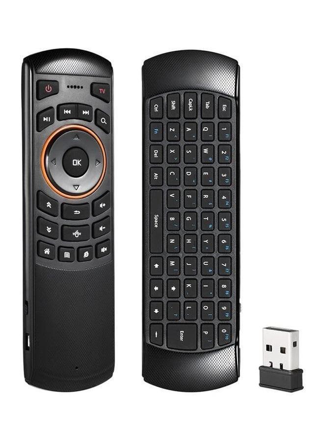 Zaboon Wireless Remote Control Keyboard Black