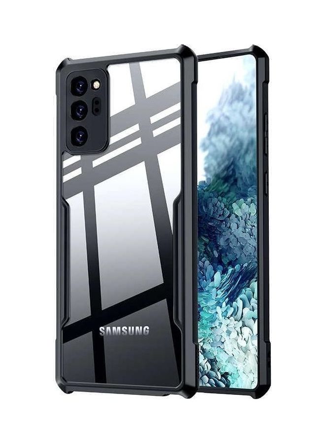 NIBEMINENT Protection Bumper Shook-Proof Case Cover For Samsung Galaxy Note 20 Ultra Black/Clear - Image 1