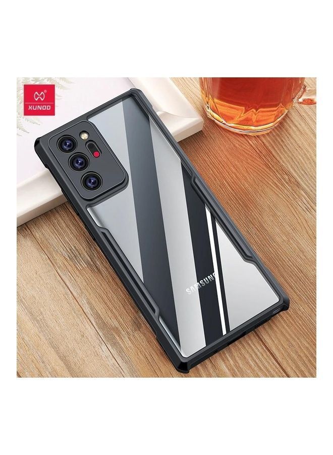 NIBEMINENT Protection Bumper Shook-Proof Case Cover For Samsung Galaxy Note 20 Ultra Black/Clear - Image 3