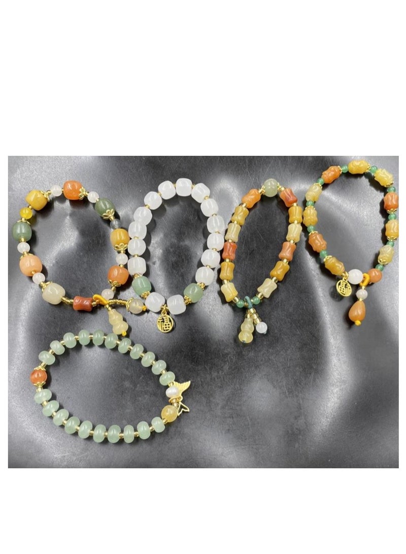 Natural And Exquisite Abacus Bead Bracelet  - Image 2