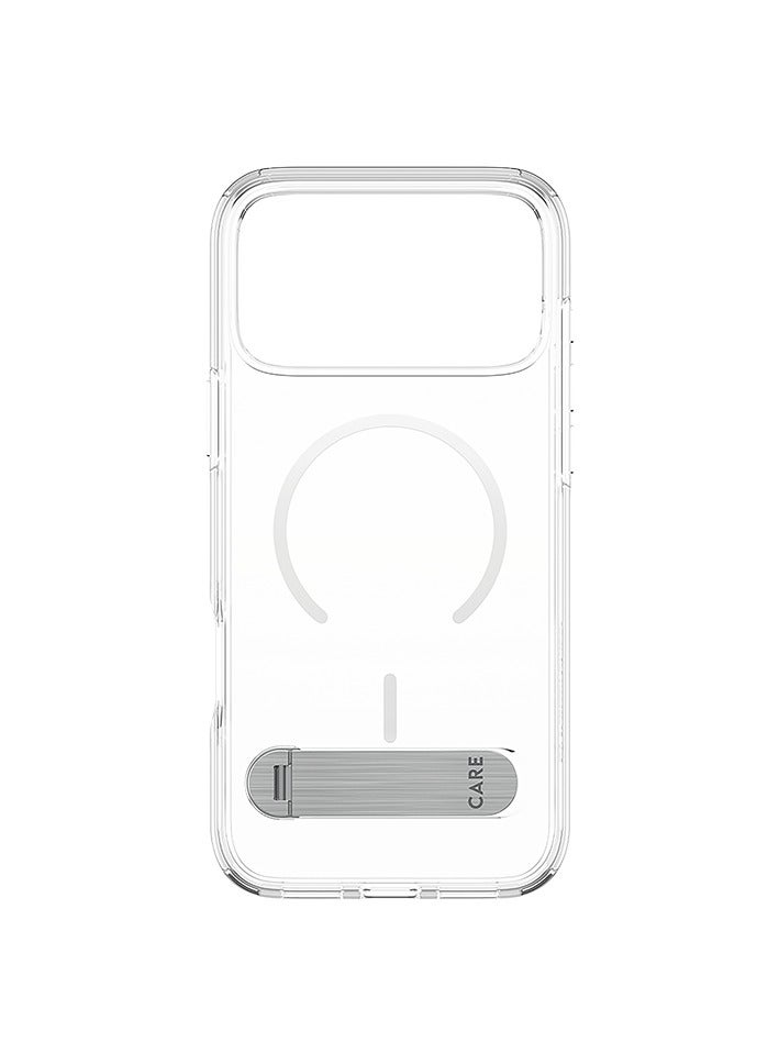 PanzerGlass CARE Features Case with Kickstand Magsafe iPhone 17 Pro Max - Clear - Image 3