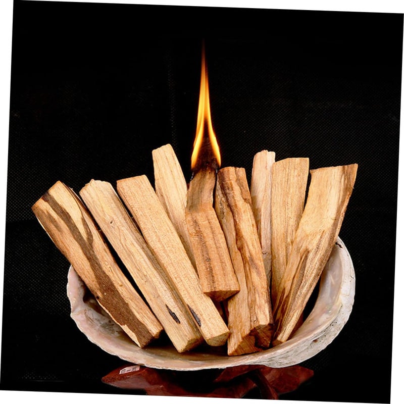 عصي البخور من خشب الصندل البني 40 قطعة للعلاج العطري لتخفيف التوتر 10 سم - Image 5