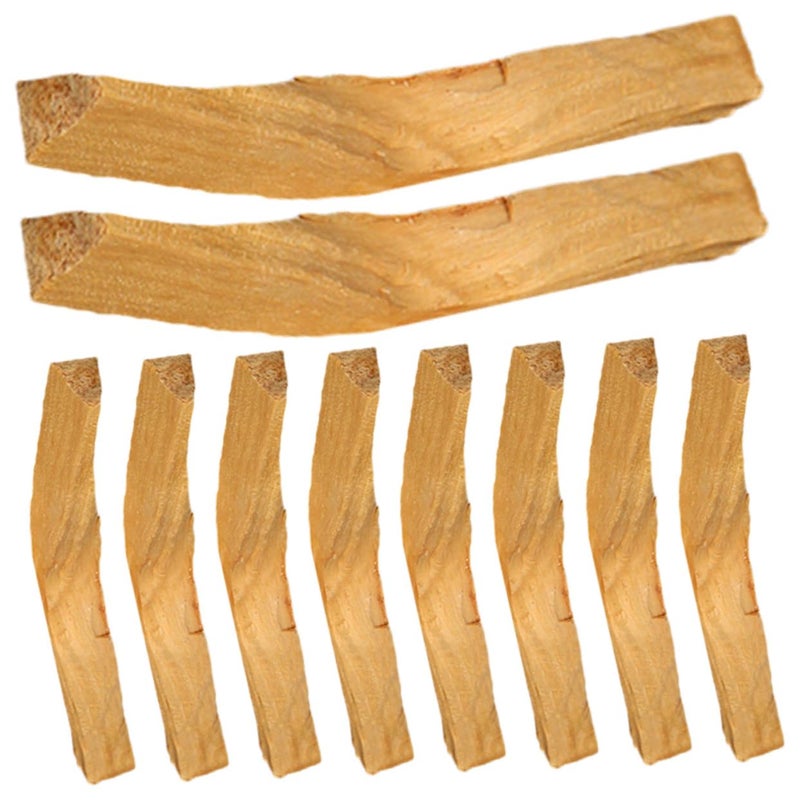 عصي البخور من خشب الصندل البني 40 قطعة للعلاج العطري لتخفيف التوتر 10 سم - Image 4