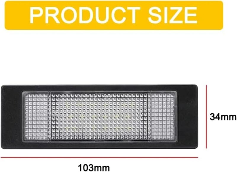 Vuzmode License Plate Light Lamps for Renault Vehicles - Image 4