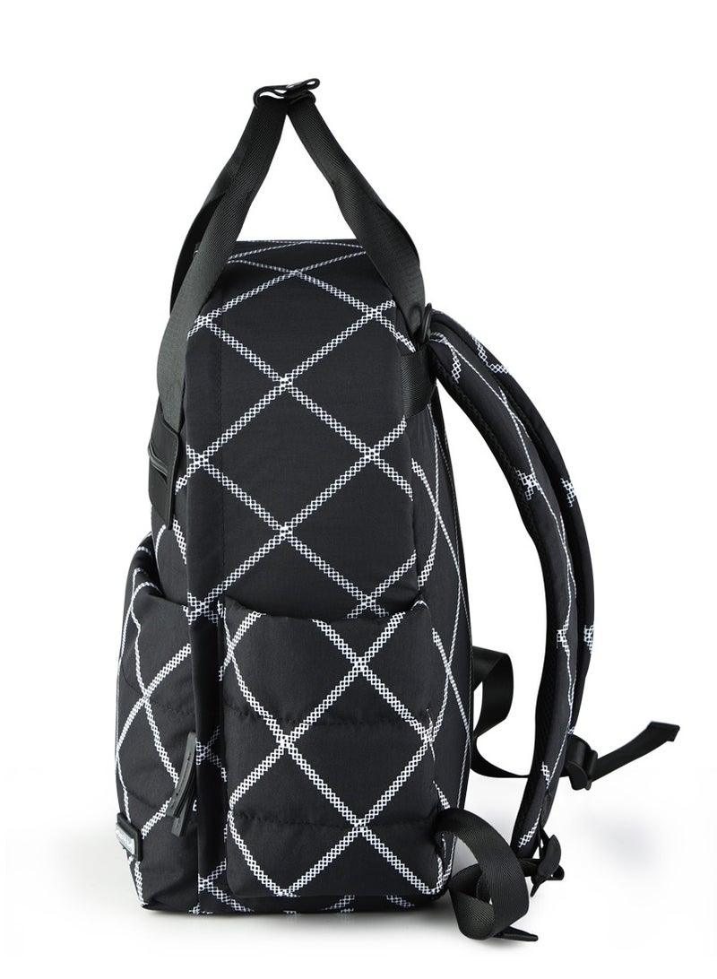 insular Waterproof Diaper Bag With Stroller Strap - Image 2