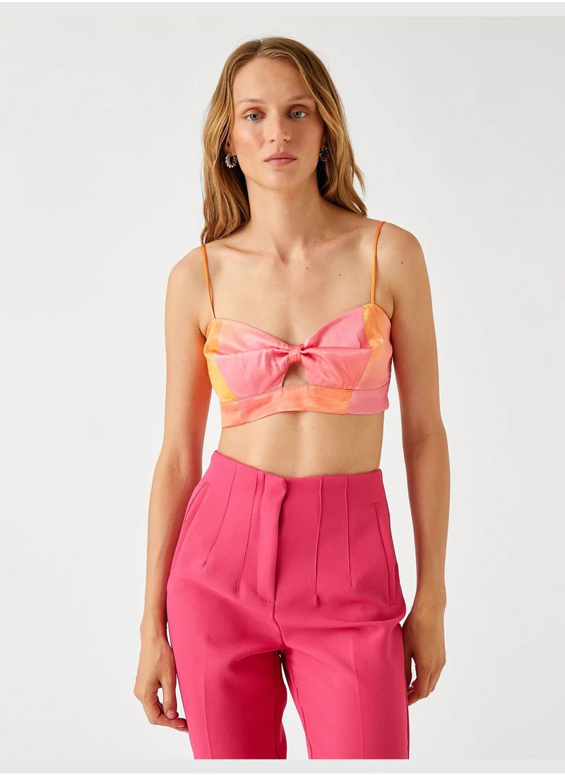 KOTON Satin Torsolette Thin Strappy