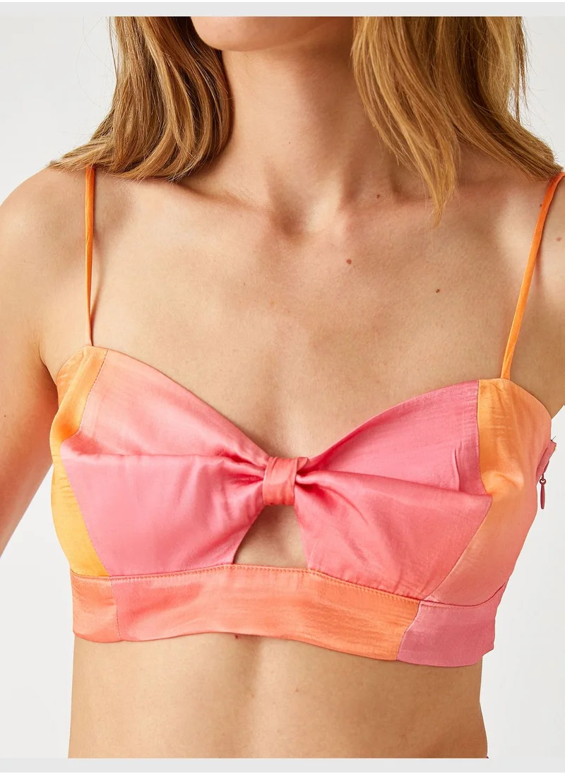 KOTON Satin Torsolette Thin Strappy