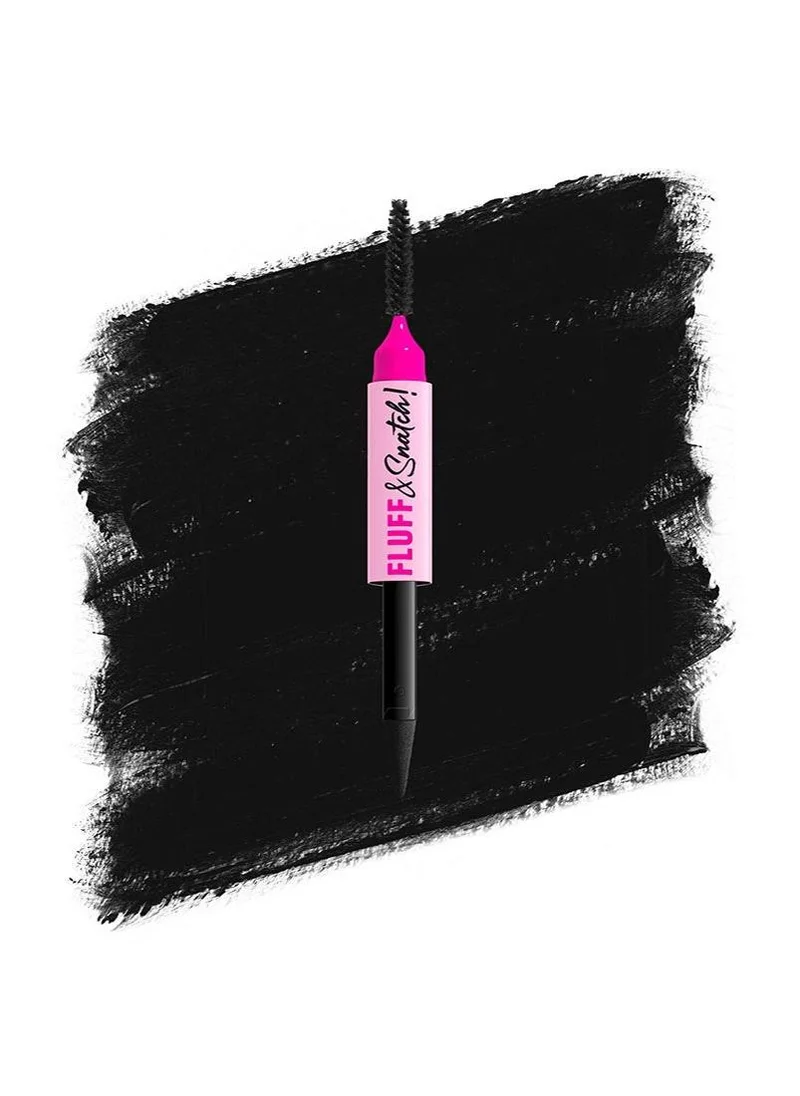 NYX Professional Makeup Fluff & Snatch, Brow Powder Pen, Black