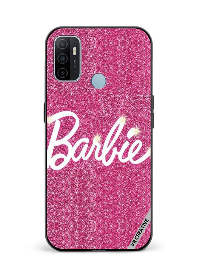 VR CREATIVE Protective Case Cover For Oppo A53 Sparkling Barbie Design Multicolour - Image 1