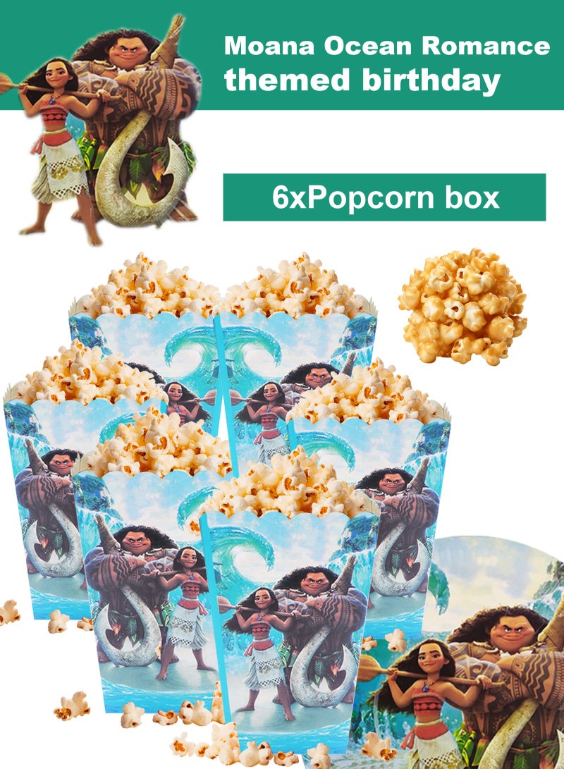 URbazaar 145Pcs Moana Birthday Party Supplies - Moana Party Decorations include Banner Backdrop Ballons Cake Cupcake Toppers Haning Swirls, Moana Party Supplies - Image 5