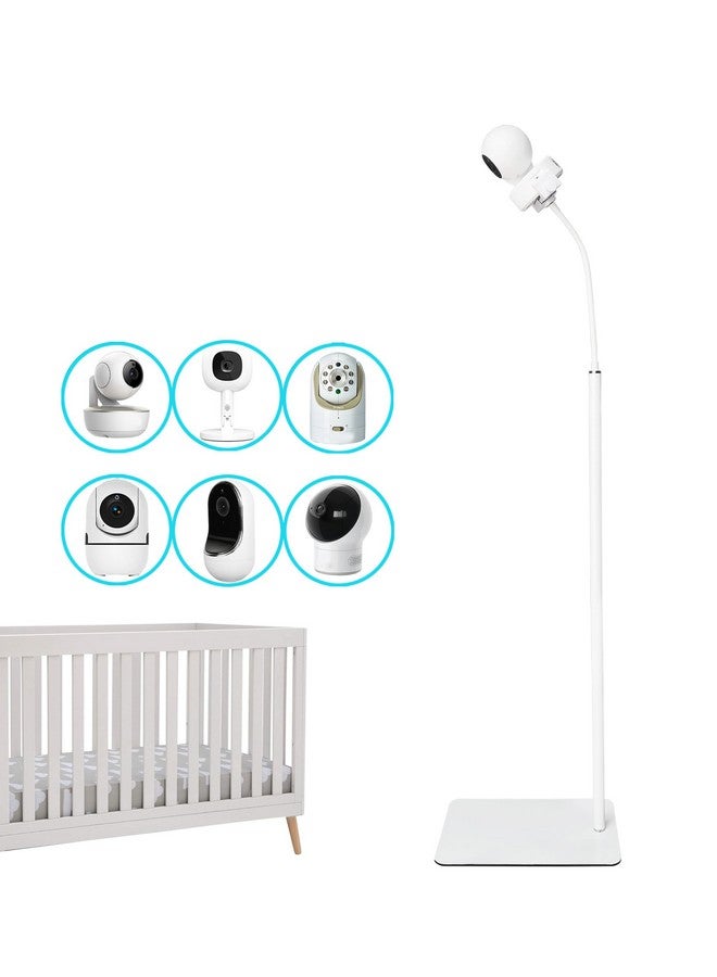 GUCHO Baby Monitor Mount Floor Stand Holder Compatible with Hello Baby,Infant Optics DXR-8 Pro,Nanit Pro,UKSUP,Vtech,OKAIDI Baby Monitor, Adjustable Universal Baby Monitor Mount - Image 1