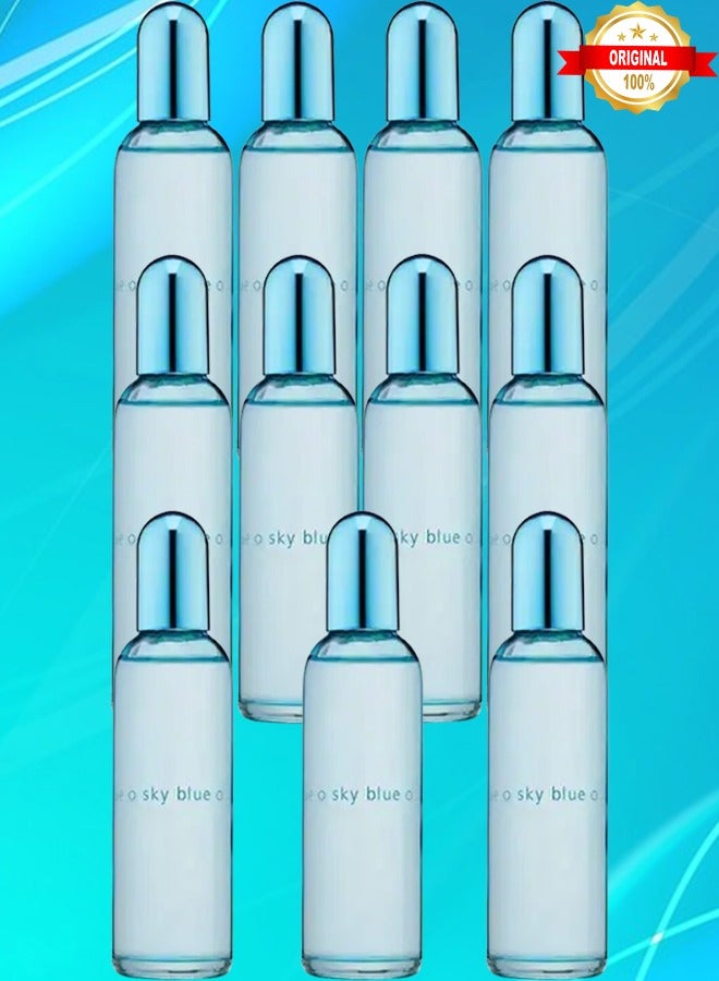 Colour 11 Pieces Sky Blue Perfume 90ml EDP - Image 1