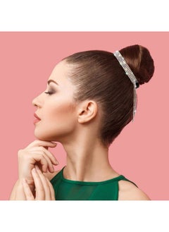 ANCIRS 4 Colors Tassel Ponytail Hair Clips For Women Rhinestone Hair Styling Claws For Buns Hair Holder Large Glittering Hair Pins Accessories For Girls  - Image 5