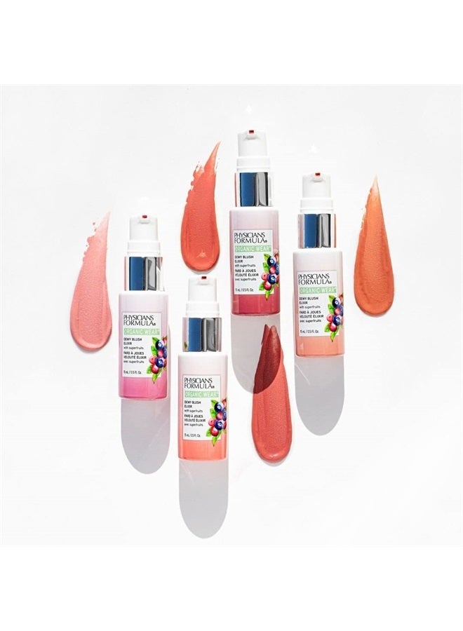 Physicians Formula كريم بلش إلكسير ديوي طبيعي بالكامل من أورغانيك وير بتوهج المشمش، مختبر من قبل أطباء الجلدية - Image 3