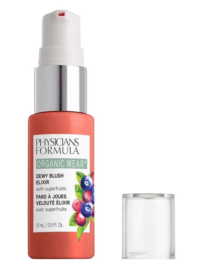 Physicians Formula كريم بلش إلكسير ديوي طبيعي بالكامل من أورغانيك وير بتوهج المشمش، مختبر من قبل أطباء الجلدية - Image 4