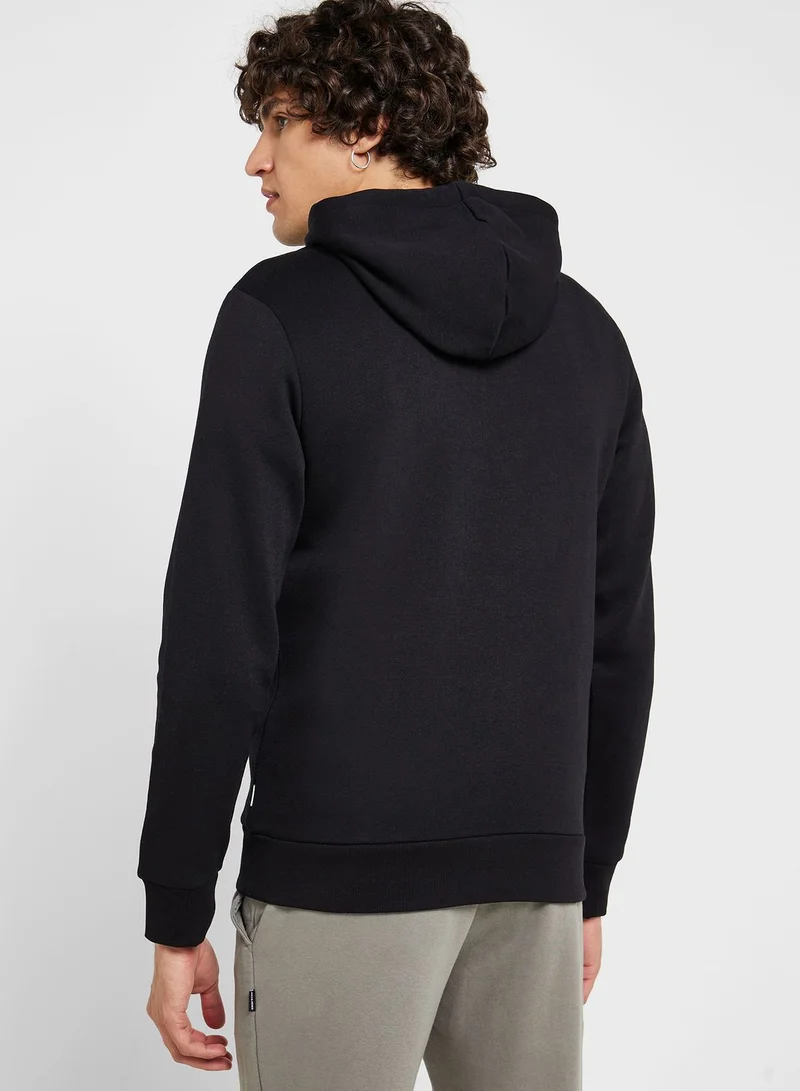 JACK & JONES Casual Logo Zip Hoodie