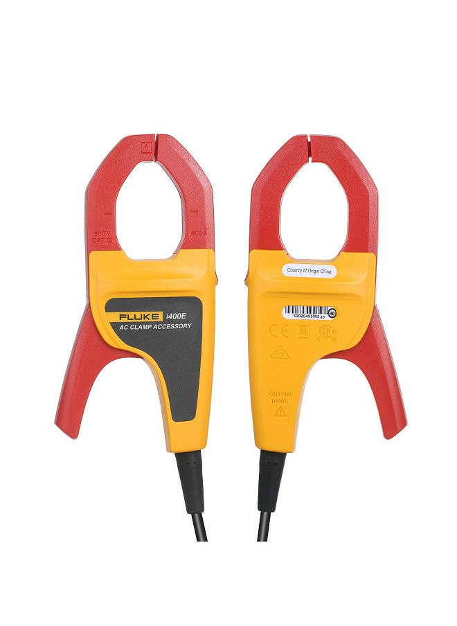 FLUKE - FLUKE i400E AC Current Clamp Meter with Dual Banana Jack 1A~400A AC Current Range 5Hz~20kHz Bandwidth - Image 1