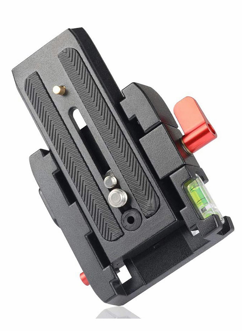 Y&D P200 Quick Release Plate Aluminum Alloy Camera Tripod Base Plate with QR Clamp 1/4" and 3/8" Screw Hole Compatible for Manfrotto 501/ 504/ 577/701 Standard Accessory  - Image 1
