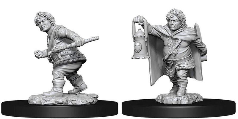 NECA WizKids Dungeons & Dragons: Nolzur's Marvelous Unpainted Minis: Halfling Female Rogue - Image 2