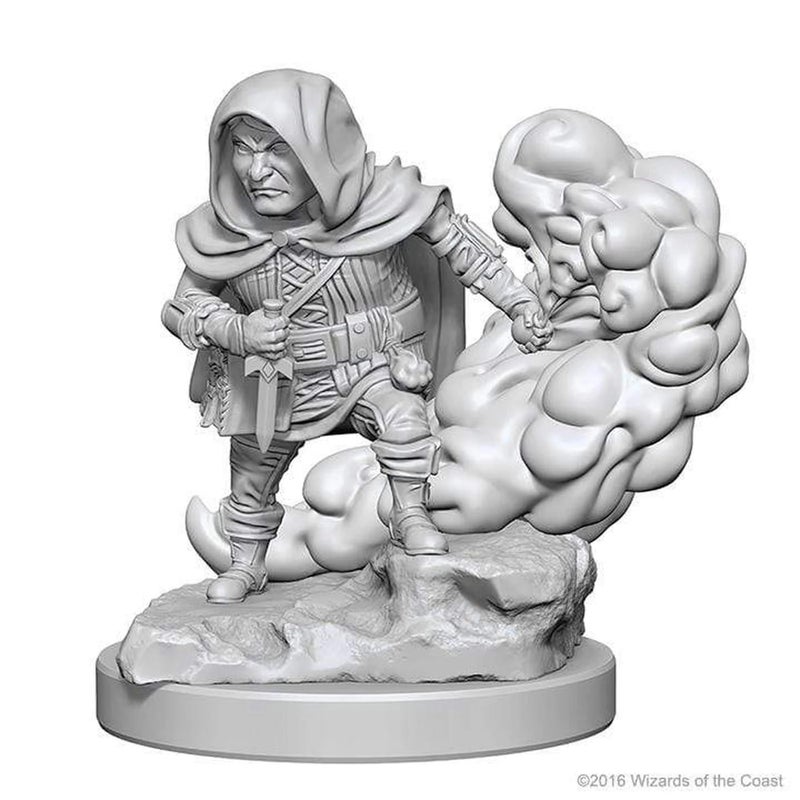 NECA WizKids Dungeons & Dragons: Nolzur's Marvelous Unpainted Minis: Halfling Female Rogue - Image 3