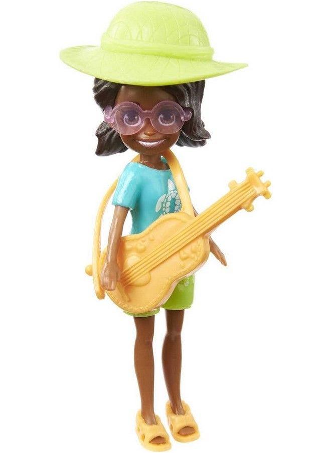 Polly Pocket Travel Toy Playset With Four (3Inch) Dolls And 50+ Fashion Accessories Splashinstyle Fashion Pack  - Image 3