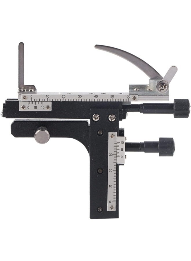 silvercnc - Microscope Moveable Stage,Attachable Caliper Vernier with Scale Microscope Attachable Mechanical Stage X-Y High-Precision Vernier Biological - Image 1