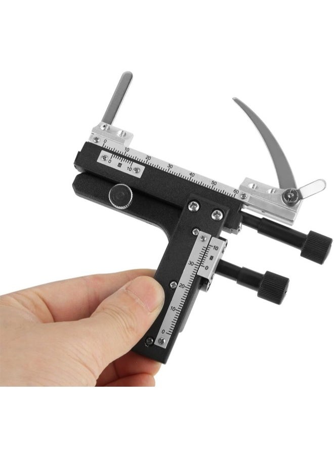 silvercnc - Microscope Moveable Stage,Attachable Caliper Vernier with Scale Microscope Attachable Mechanical Stage X-Y High-Precision Vernier Biological - Image 1