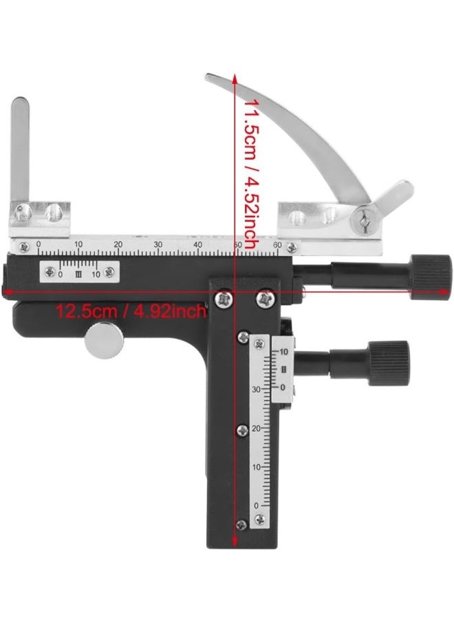 silvercnc - Microscope Moveable Stage,Attachable Caliper Vernier with Scale Microscope Attachable Mechanical Stage X-Y High-Precision Vernier Biological - Image 1