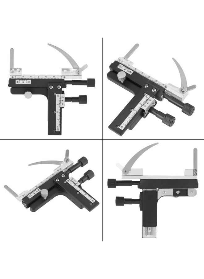 silvercnc - Microscope Moveable Stage,Attachable Caliper Vernier with Scale Microscope Attachable Mechanical Stage X-Y High-Precision Vernier Biological - Image 1